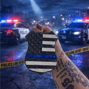 Blue Line Police Freshie